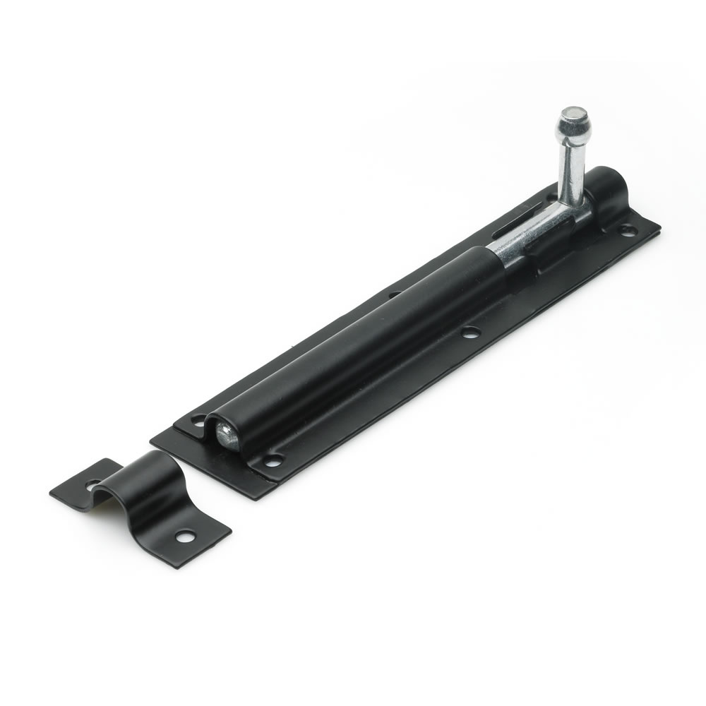 Wilko 150mm Black Tower Bolt Wilko