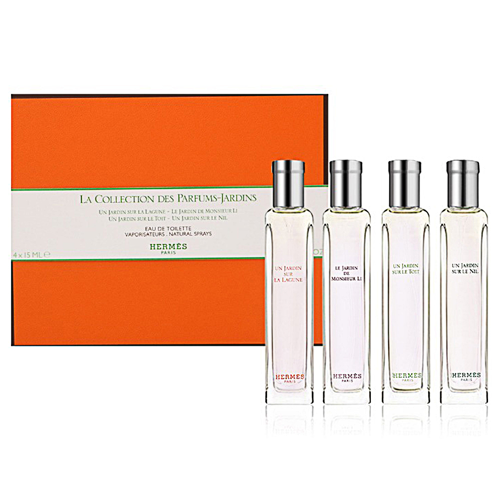 Hermes The Gardens Collection Miniature Eau De Toilette 15ml Gift Set