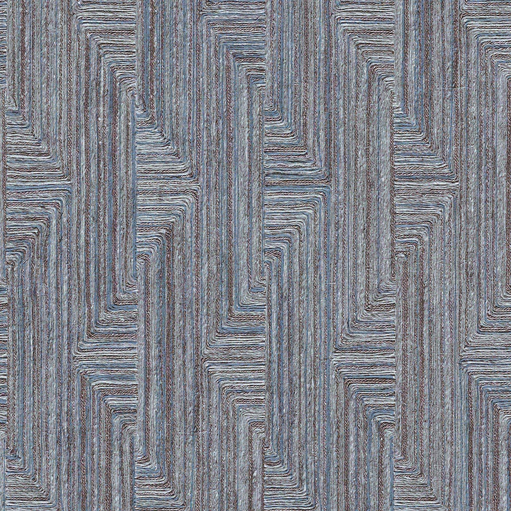 Design ID Retro String Motif Navy Blue Wallpaper | Wilko