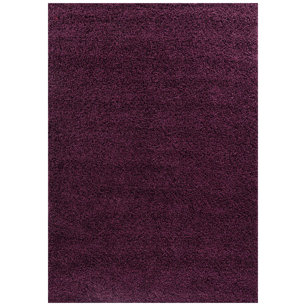 Desire Rugs Oxford Violet Plain Shaggy Rug 160 x 230cm | Wilko