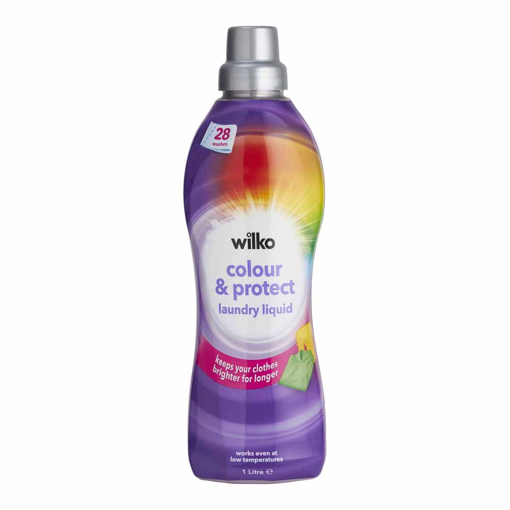 Wilko Colour Protect Laundry Liquid 28 Washes 1L Wilko