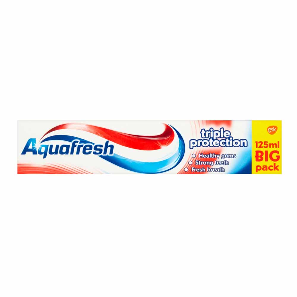 Aquafresh Triple Protection Toothpaste 125ml Wilko