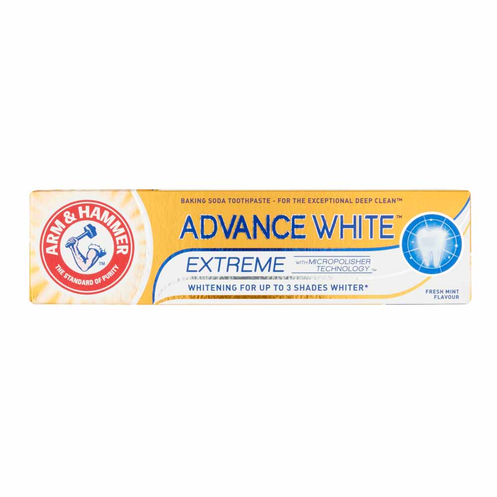 Arm and Hammer Advance White Toothpaste 75ml Wilko
