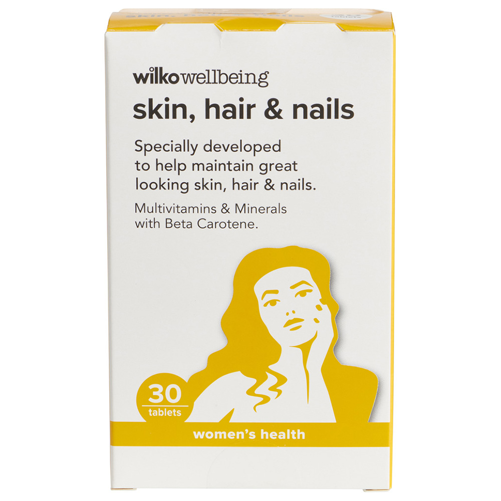 Wilko Skin, Hair and Nail Tablets 30 pack