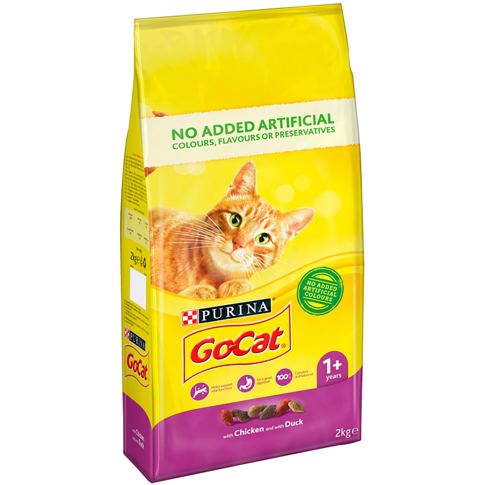 Go-Cat Chicken and Duck Adult Dry Food 2kg