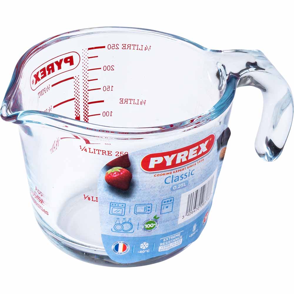 Pyrex 0.25L Measuring Jug Glass