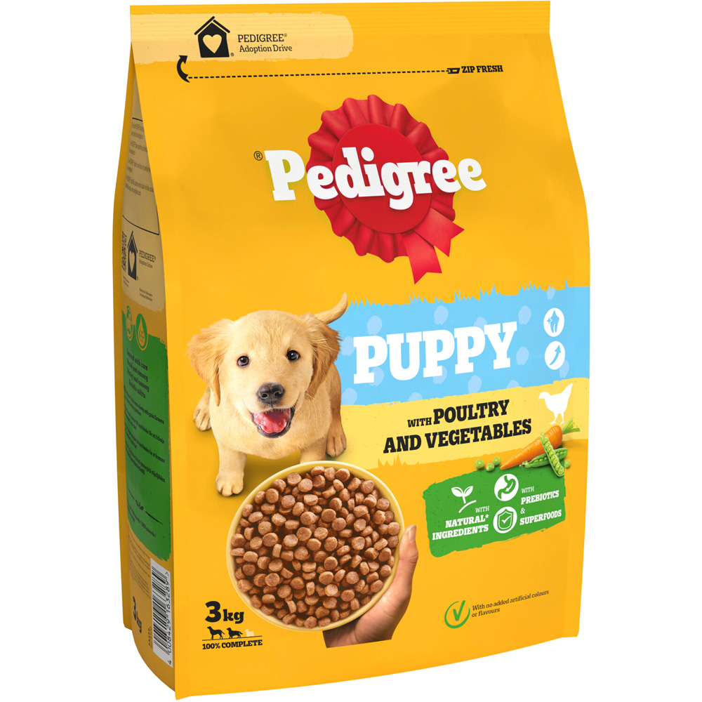 Pedigree Junior Complete Chicken and Rice Dry Puppy Food 3kg