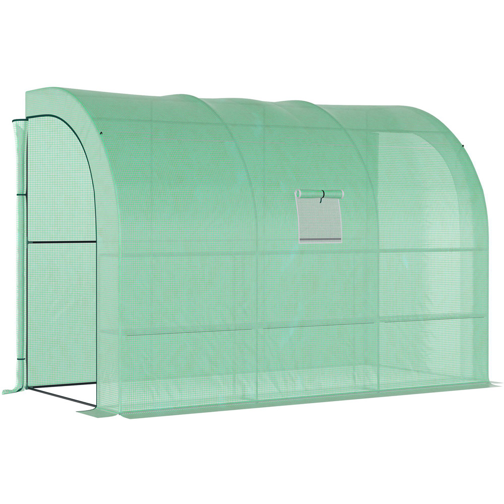Outsunny Green 5 x 10ft 3-Tier Walk In Greenhouse