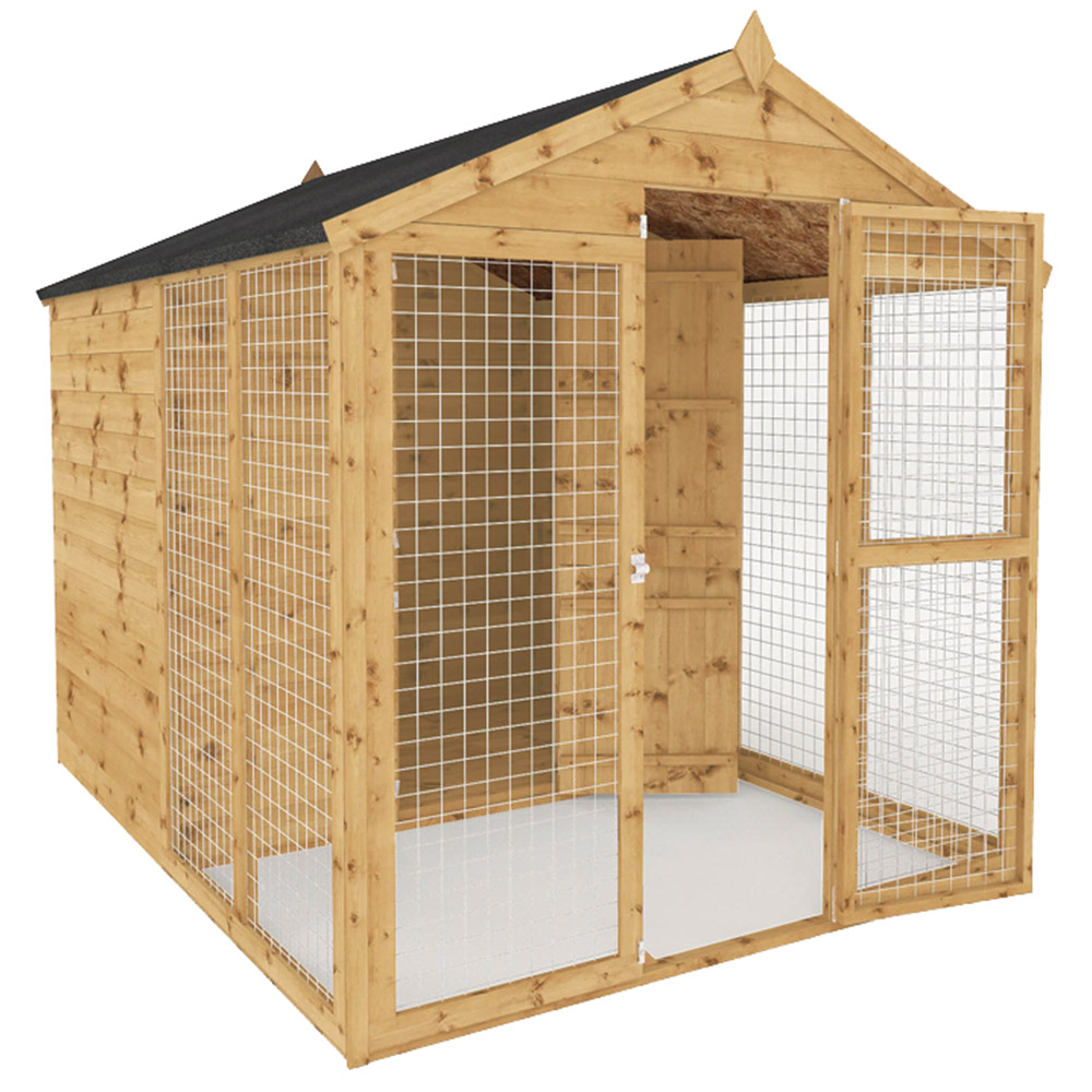 Mercia 8 x 6 Staffordshire Dog Kennel and Run