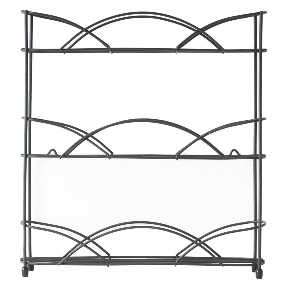 Neo Black Free Standing 3 Tier Table Top Spice Rack