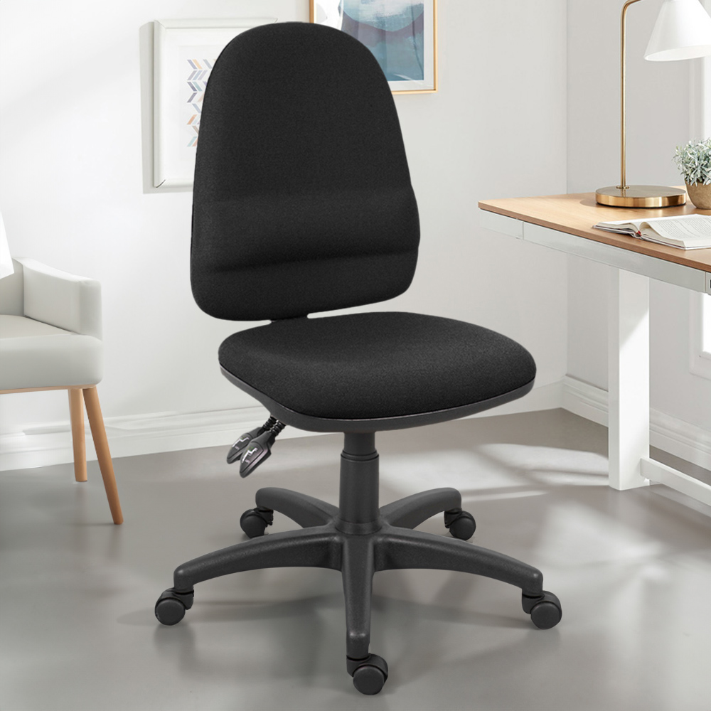 Teknik Office Ergo Twin Fabric Desk Chair Black