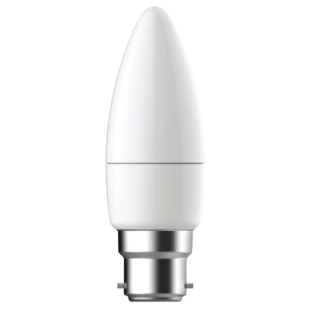 Ener-J 4W LED B22 6000K Candle Lamp 10 Pack