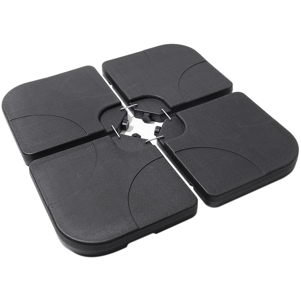 Living and Home HDPE Square Plastic Garden Parasol Base