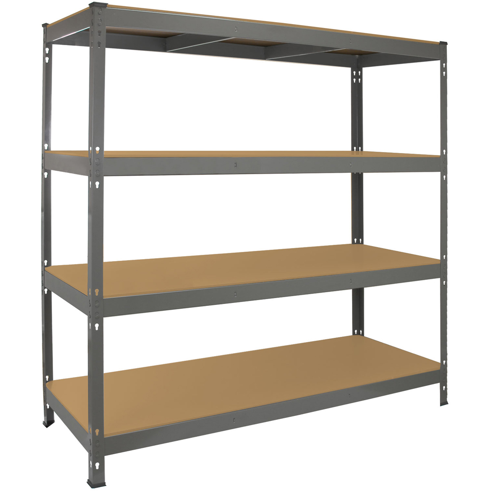 Grey Monster Shop Q-Rax Heavy Duty Storage Shelving Unit 160Cm