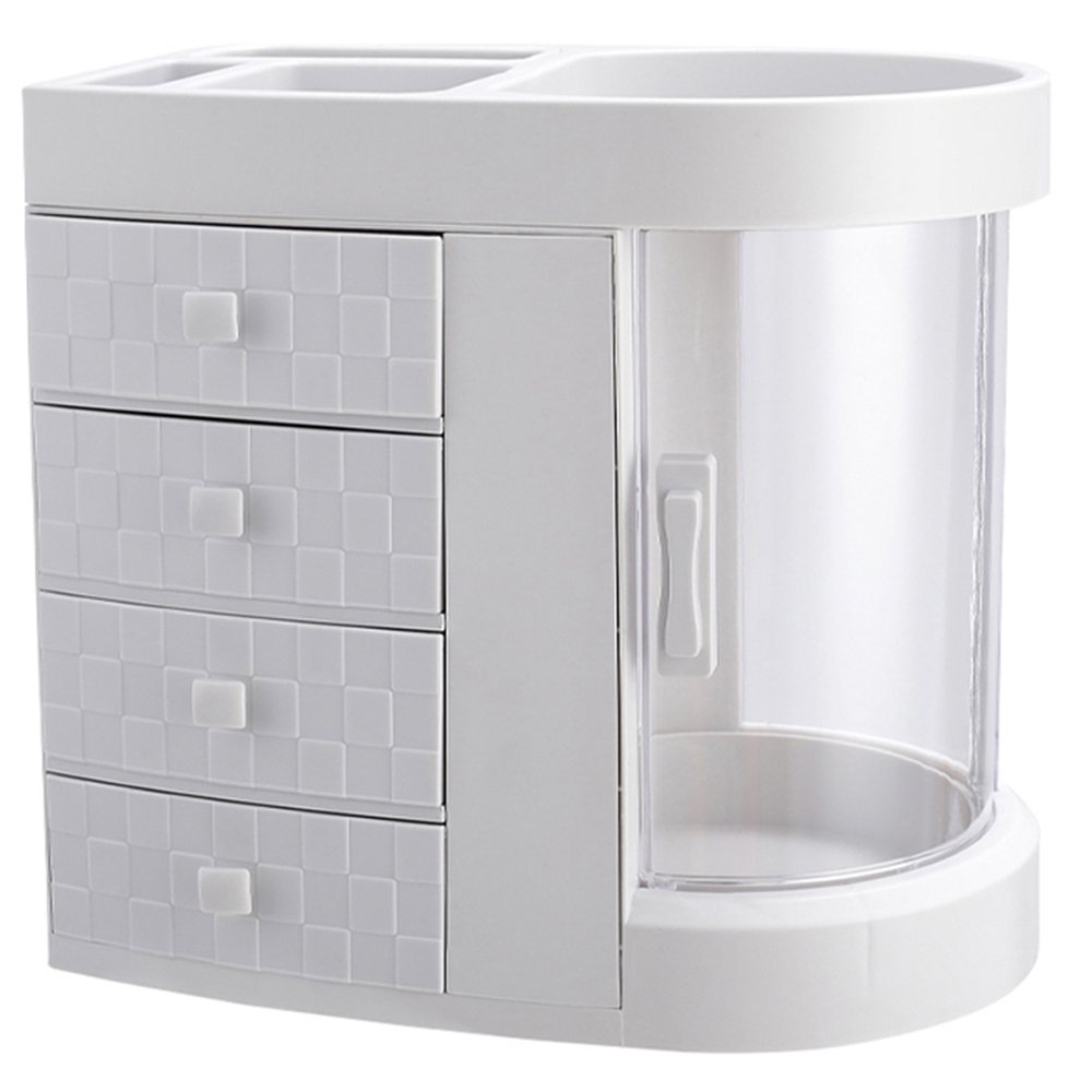 Living and Home 4 Drawer Acrylic Multipurpose Desktop Makeup Storage Organiser