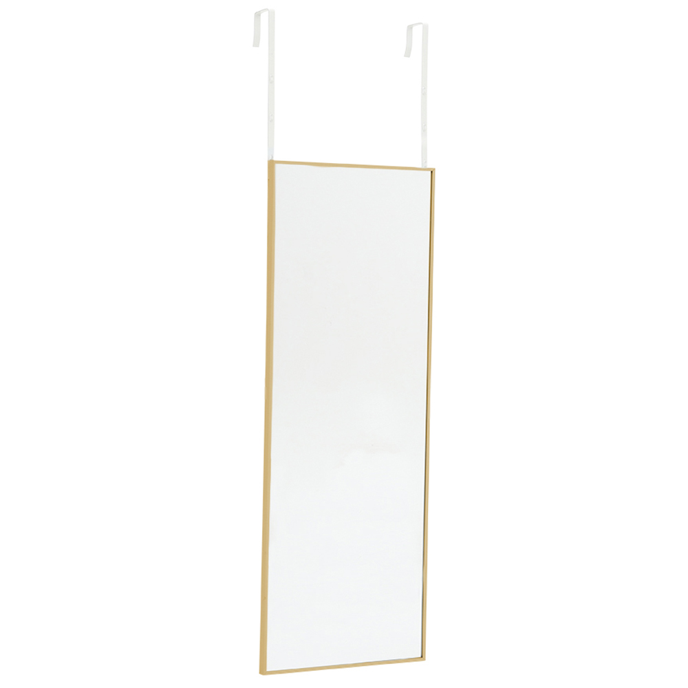 Living and Home Gold Frame Over Door Full Length Mirror 28 x 78cm