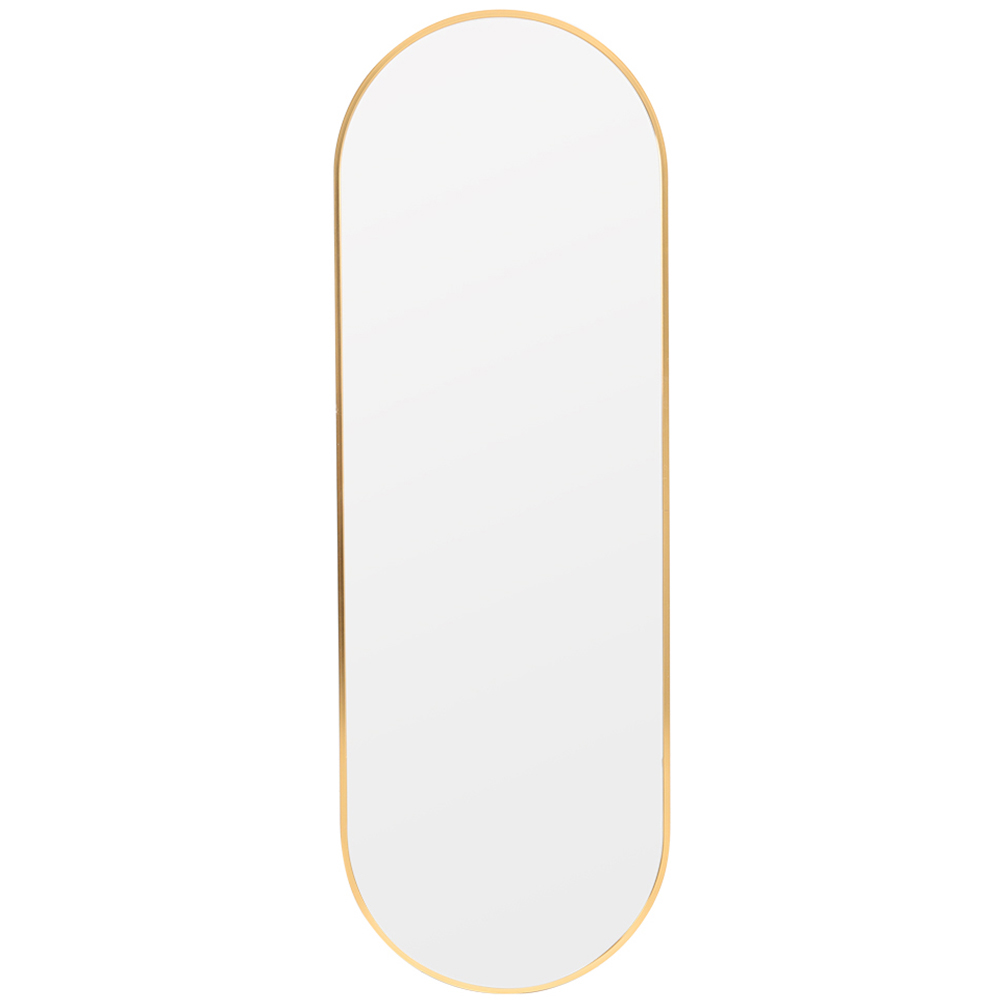 Living and Home Gold Frame Full Length Standing Mirror 40 x 120cm