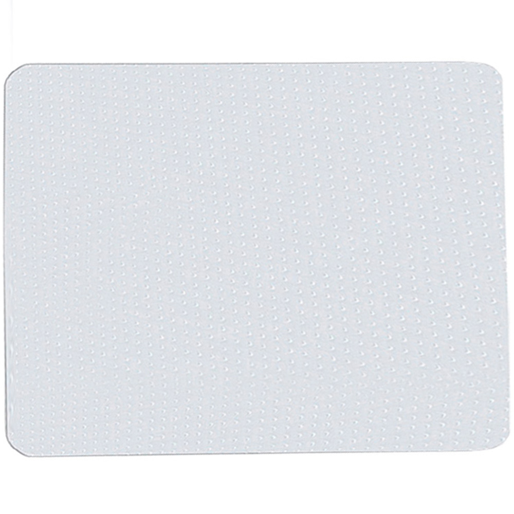 Living and Home White PVC Clear Non-Slip Office Chair Desk Mat