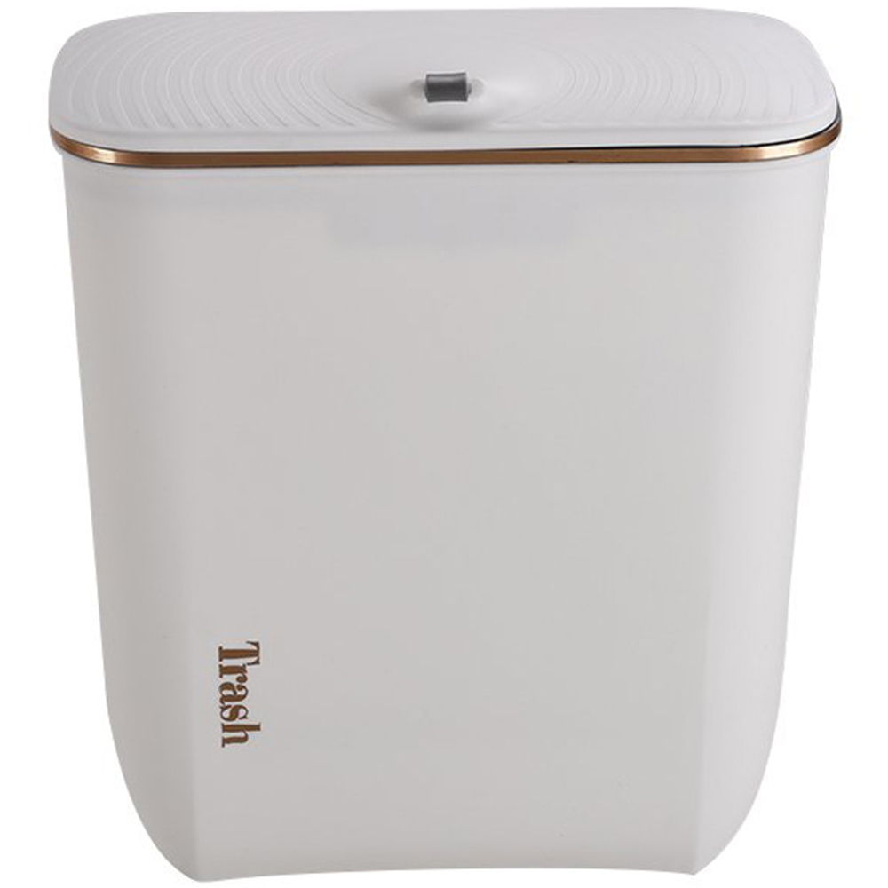 Living and Home White Hanging Kitchen Waste Bin