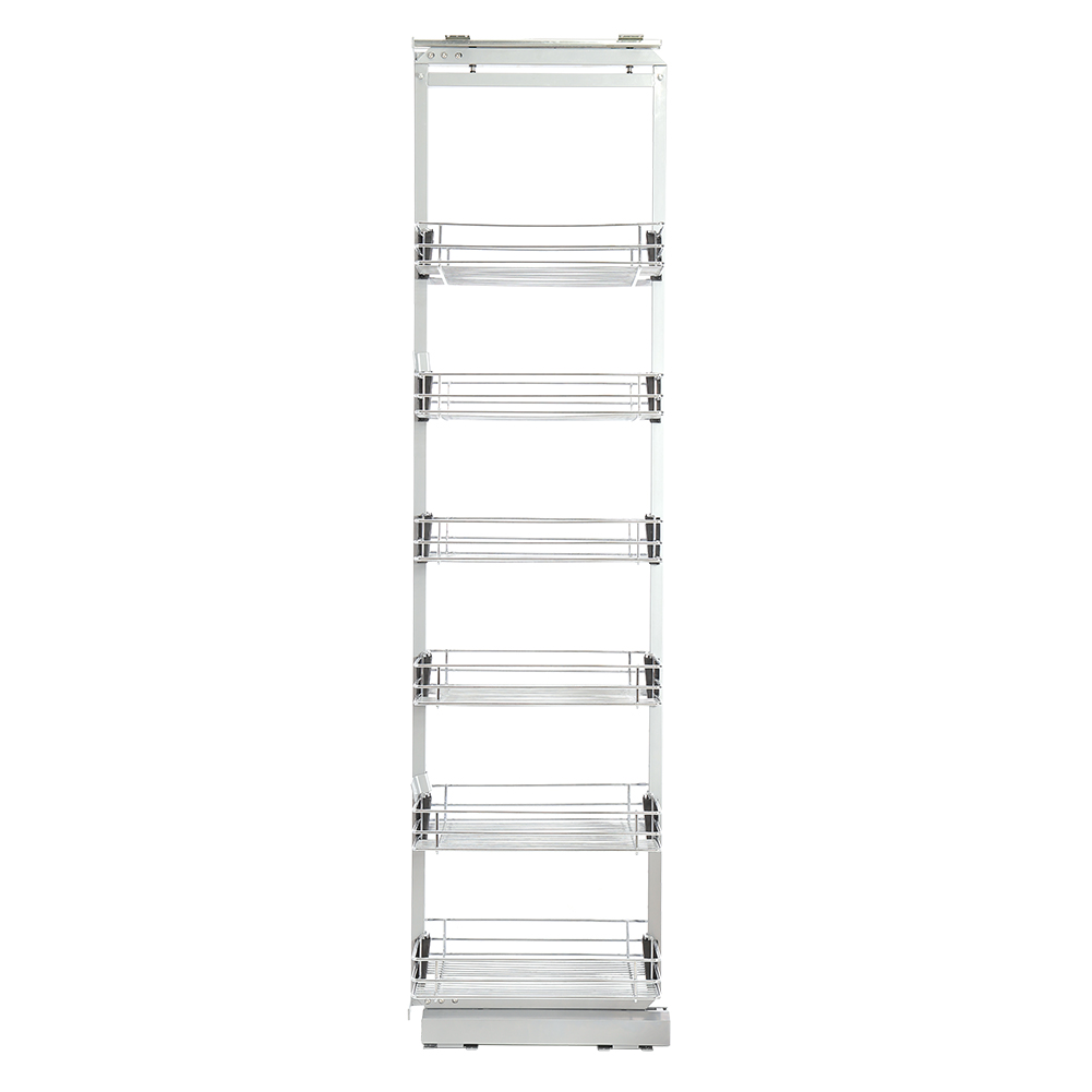 Living and Home 6-Tier Metal Pull-out Kitchen Cabinet Organiser