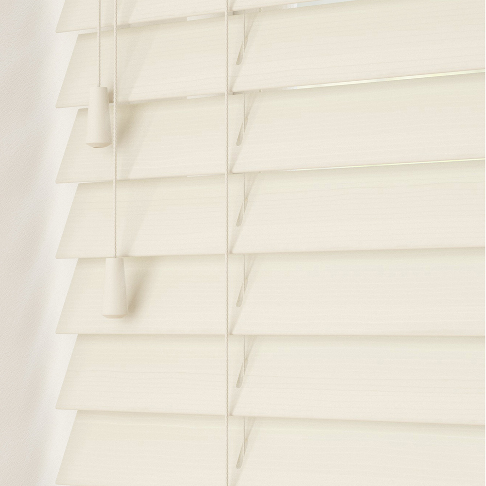 New Edge Blinds Grained Venetian Blinds Misty White 220cm