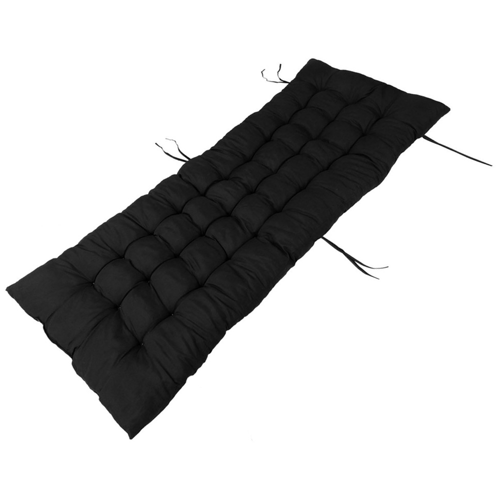 Living and Home Black Sun Lounger Cushion Cover
