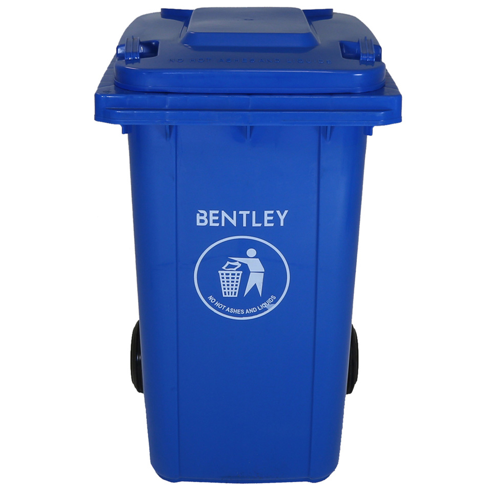 Charles Bentley Blue Wheelie Bin 240L