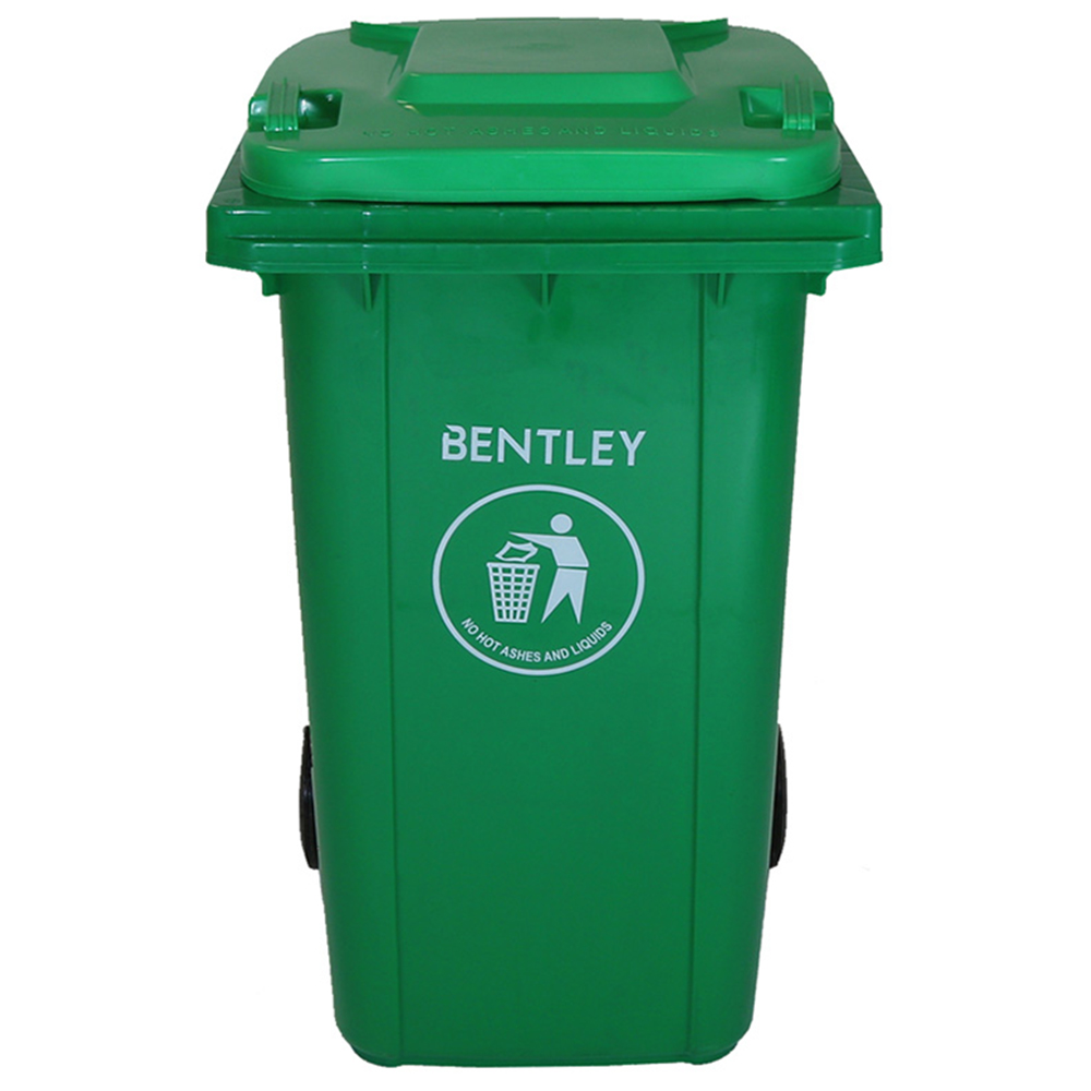 Charles Bentley Green Wheelie Bin 240L