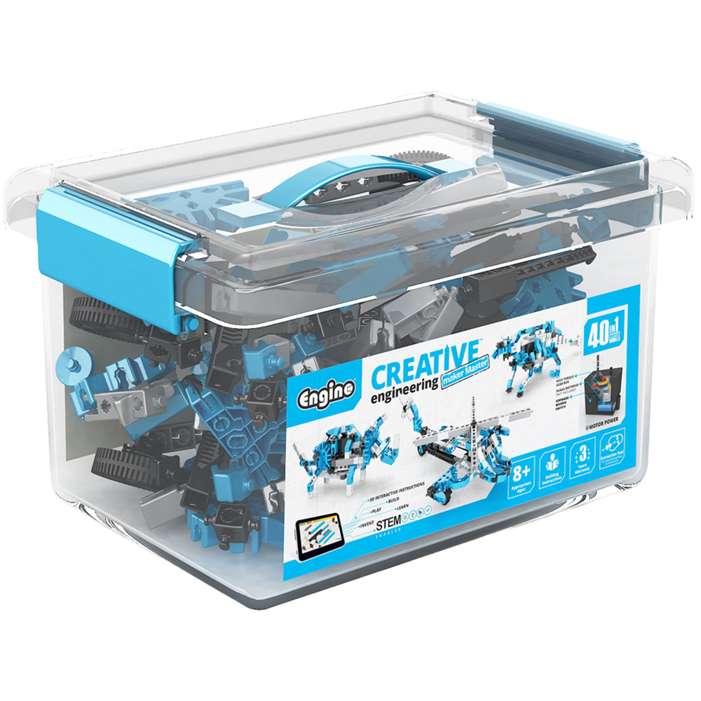 Engino Toys Multi Engino Creative Engineering 40 In 1 Maker Master Set 40In