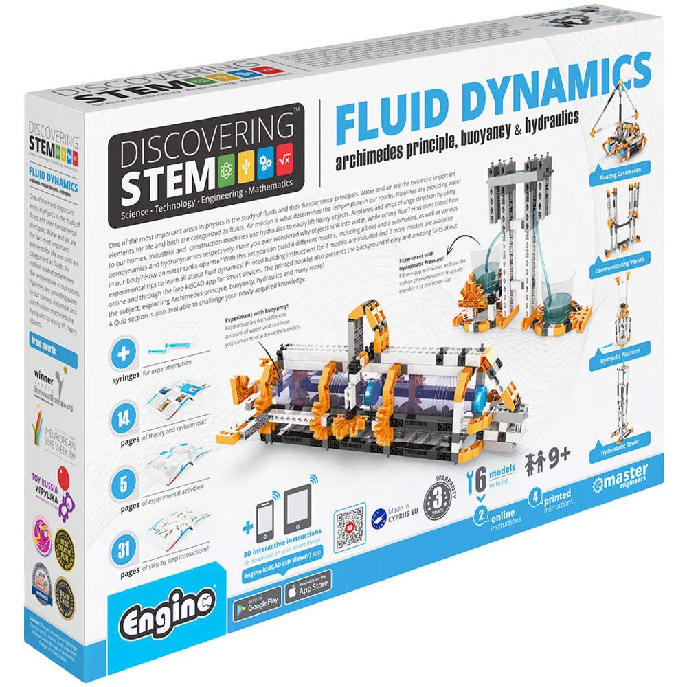 Engino Toys Multi Engino Stem Fluid Dynamics Building Set Size 6