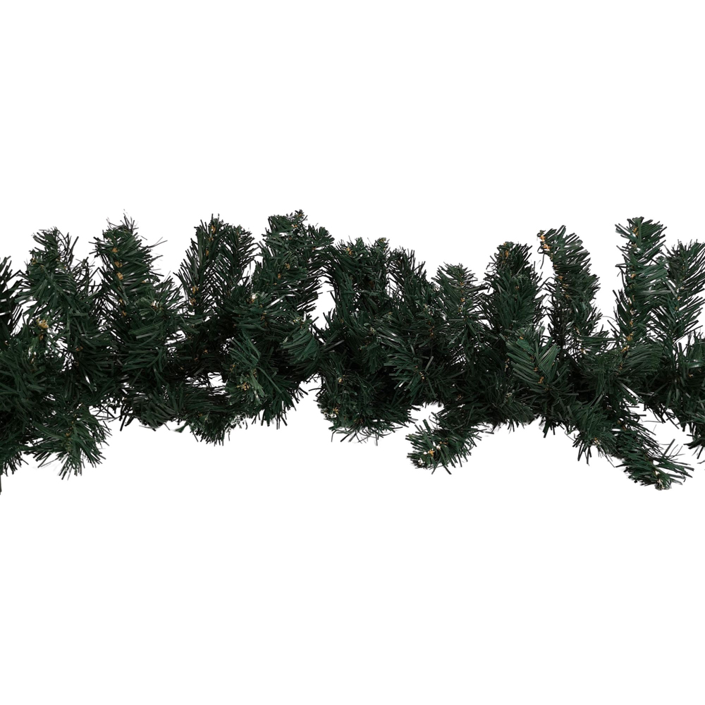 Samuel Alexander Plain Green Christmas Garland 270cm