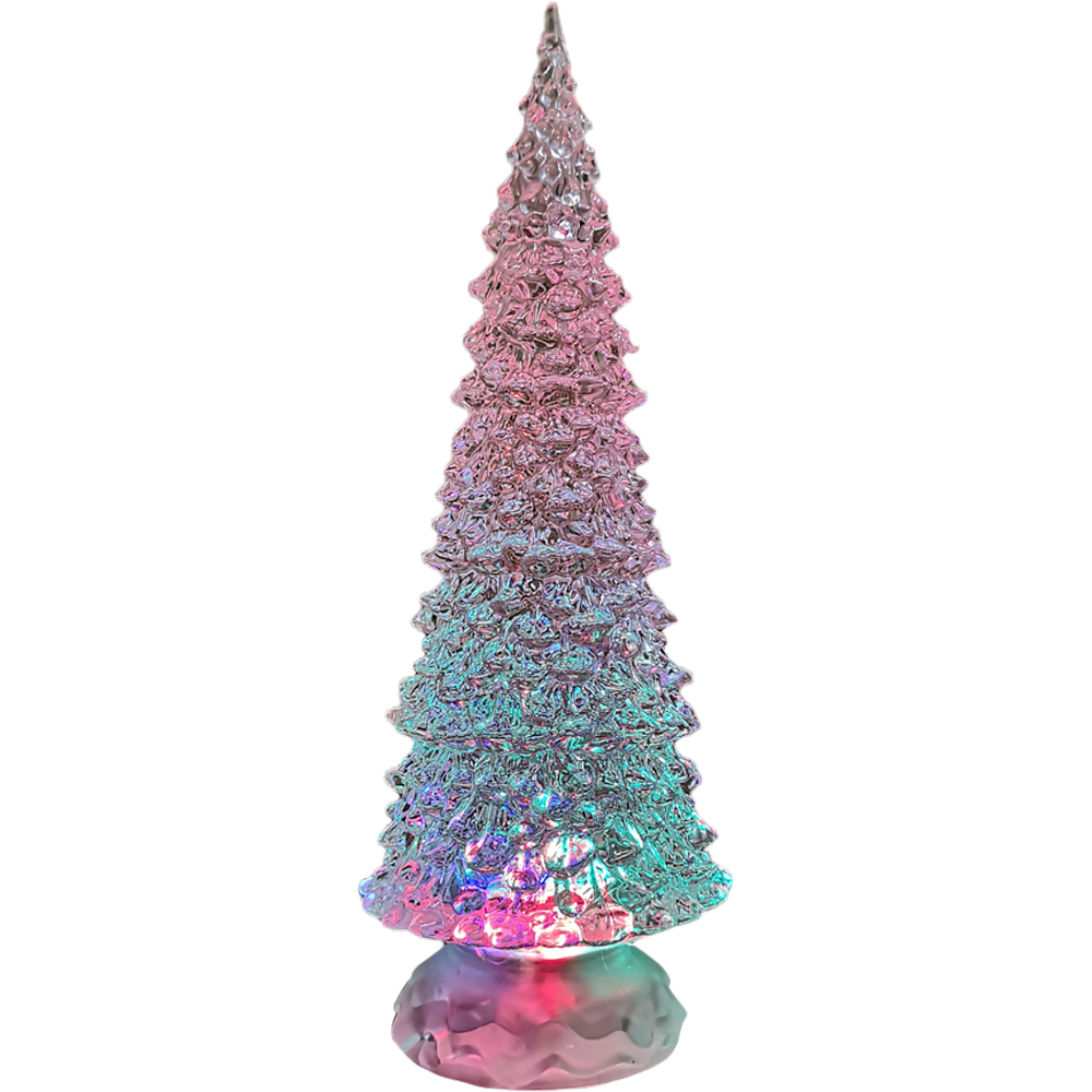 Samuel Alexander Multicolour Water Spinner Christmas Tree with Timer 30cm
