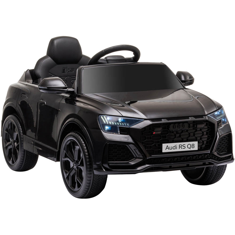 Tommy Toys Audi RS Q8 Kids Ride On Electric Car Black 6V