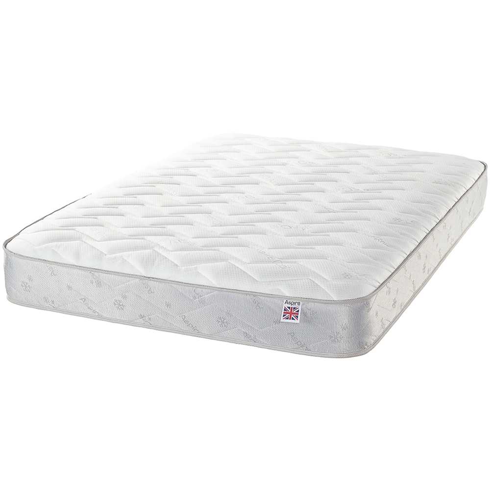 Aspire Small Double Cool Touch Diamond Memory Foam and Bonnell Spring Hybrid Mattress