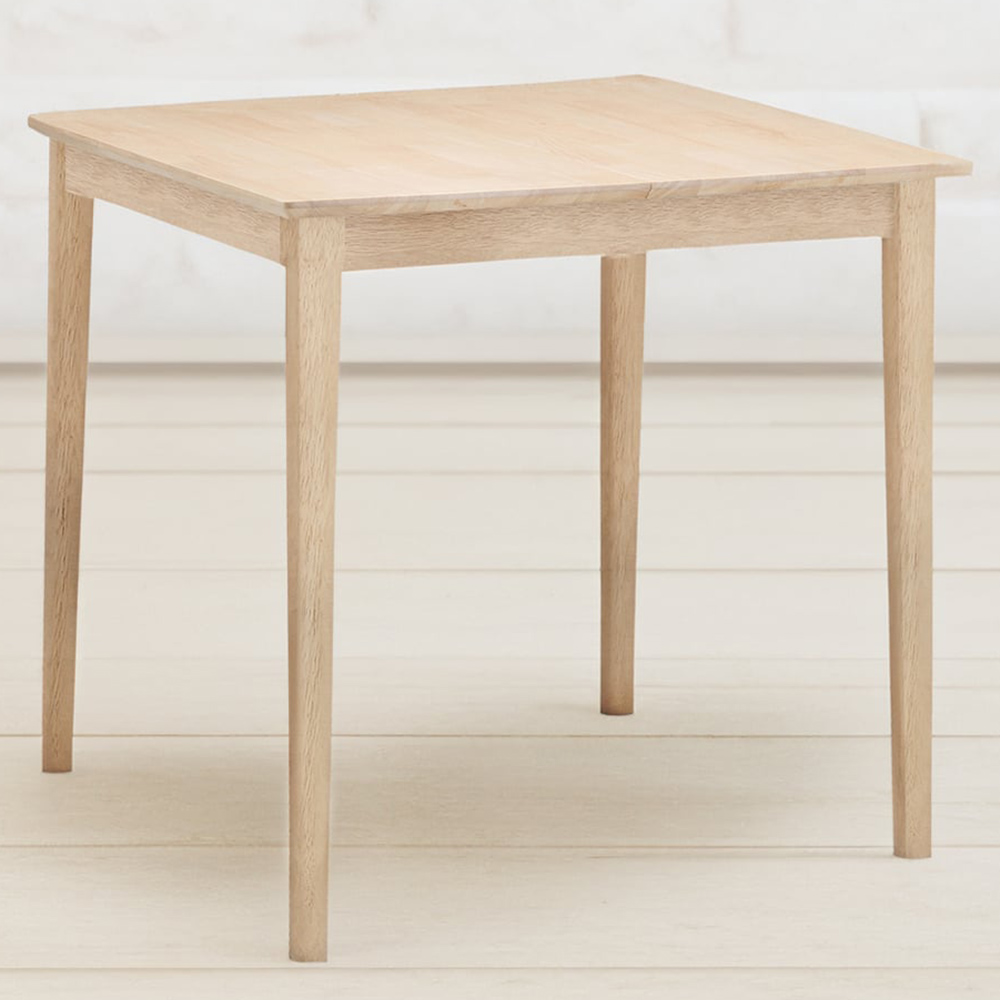 Julian Bowen Rufford Extendable Dining Table - 4 Seater - 80 to 120cm - Natural