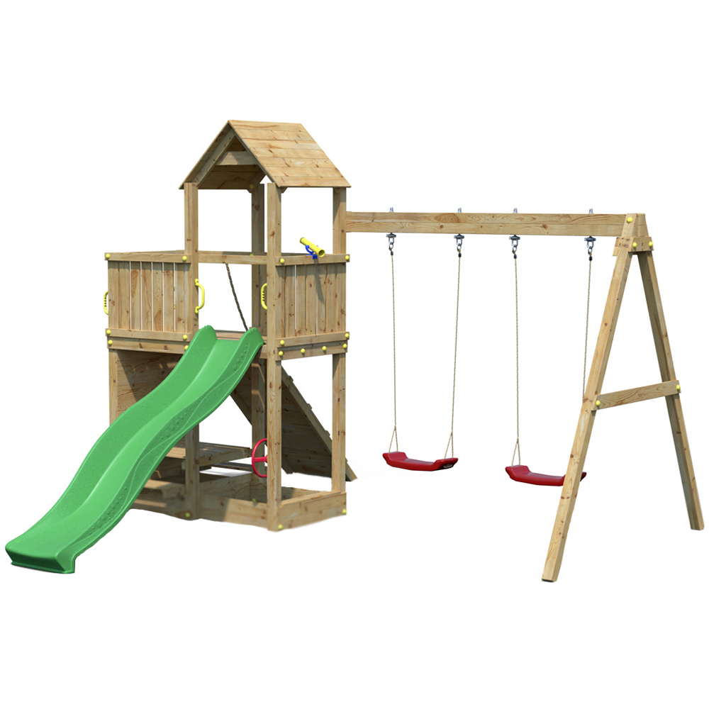 Shire Kids Summit Seeker Scramble Tower with Double Swing
