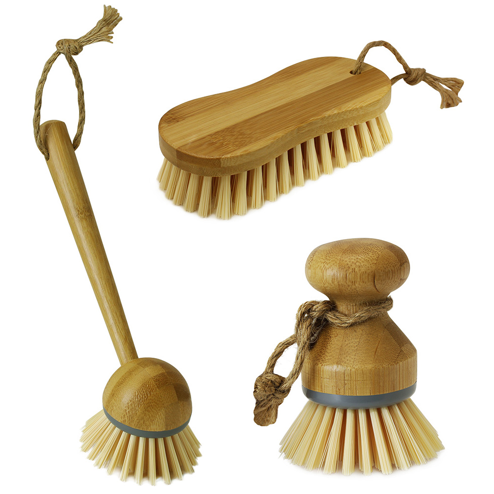 JVL Bamboo Cleaning Bundle 1 Set of 3