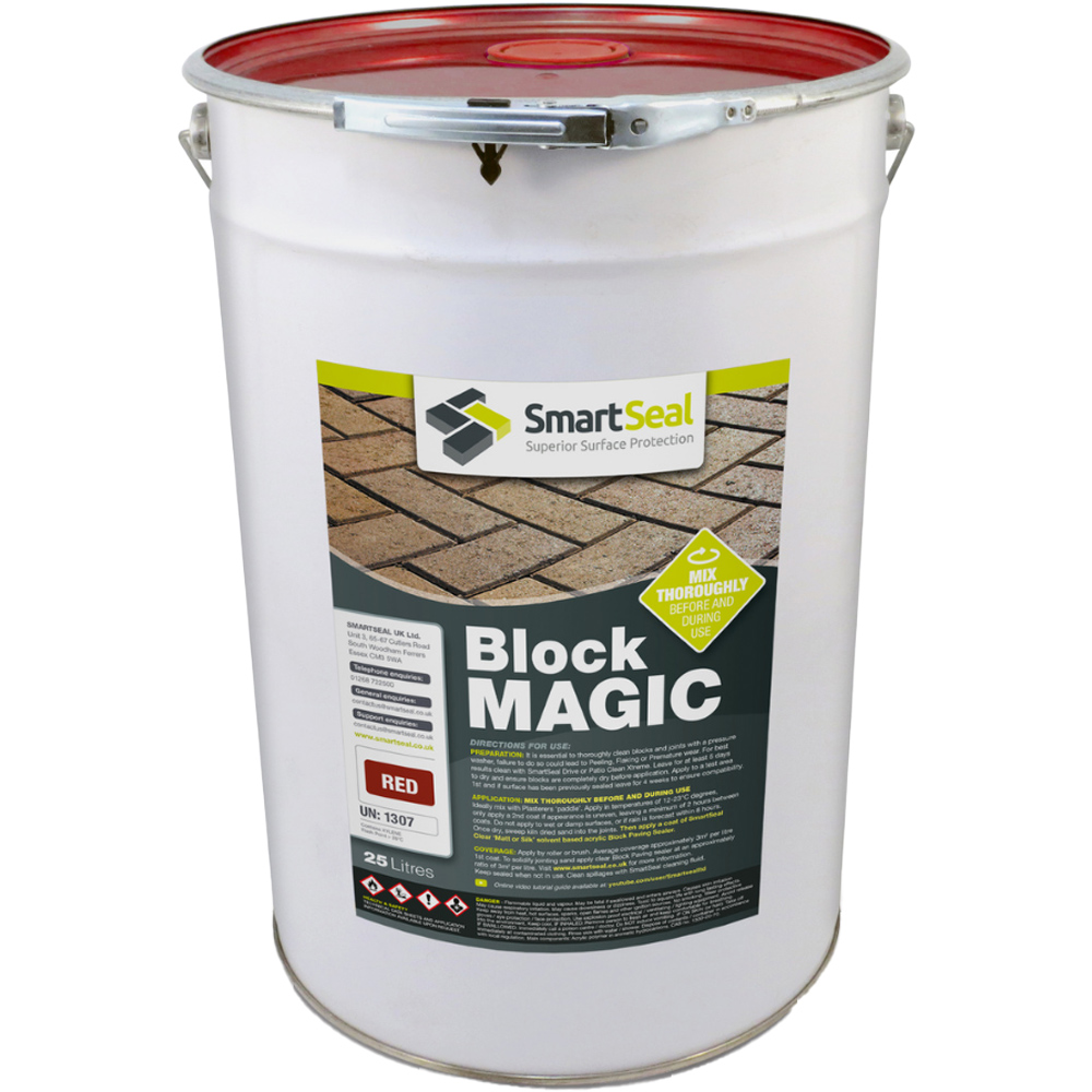 Smartseal Red Block Magic Block Paving Paint And Sealer 25L Large