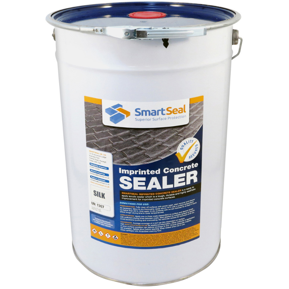 Smartseal Clear Silk Finish Imprinted Concrete Sealer 25L Large