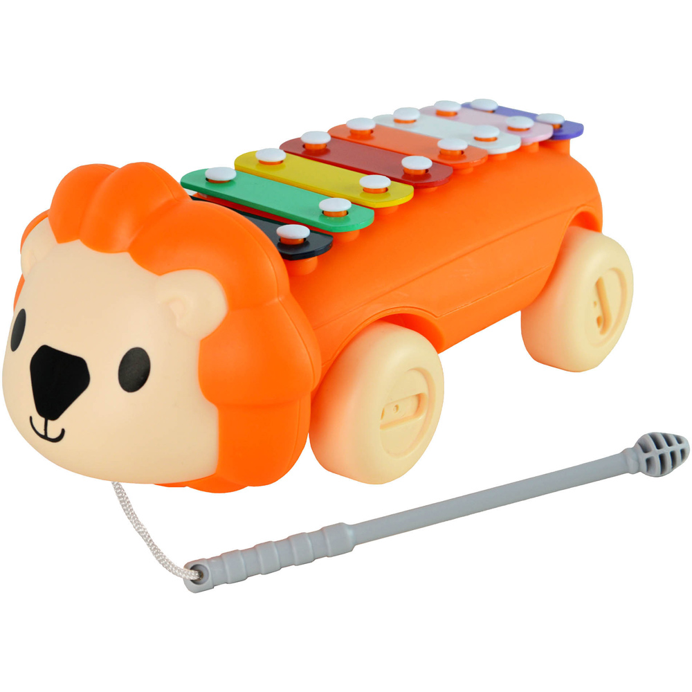 Little Star Toys - Lion Pull Along Xylophone - Musical Toy - Multi