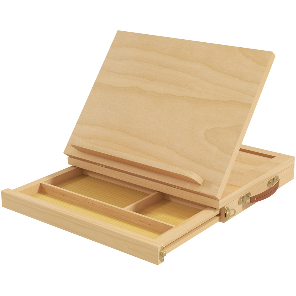 Vinsetto Portable Wooden Tabletop Easel with Storage Drawer