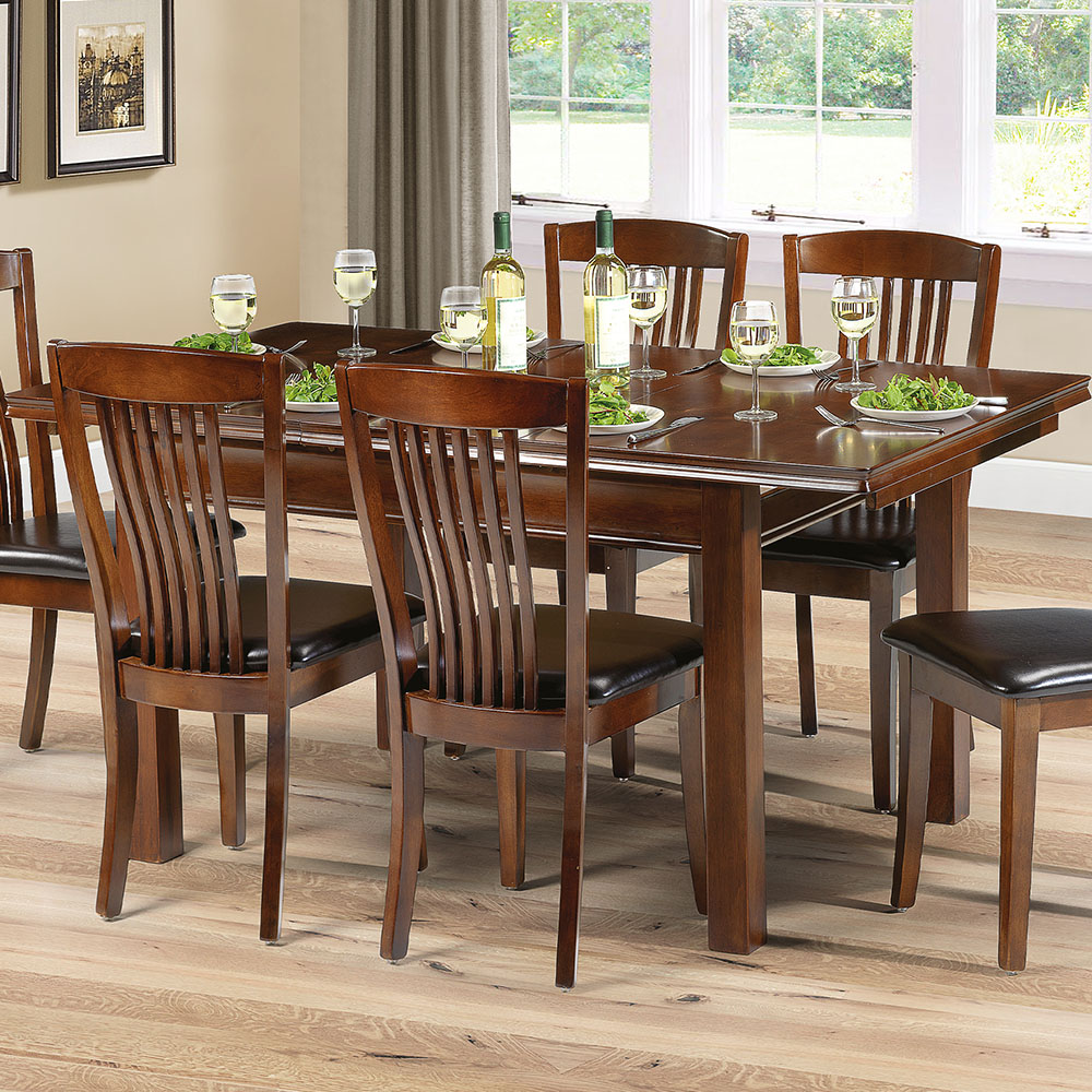 Julian Bowen Canterbury Extending Dining Table Wood Size 6 Seater
