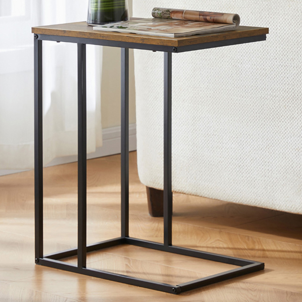 VIDA DESIGNS Brooklyn Dark Wood Side Table
