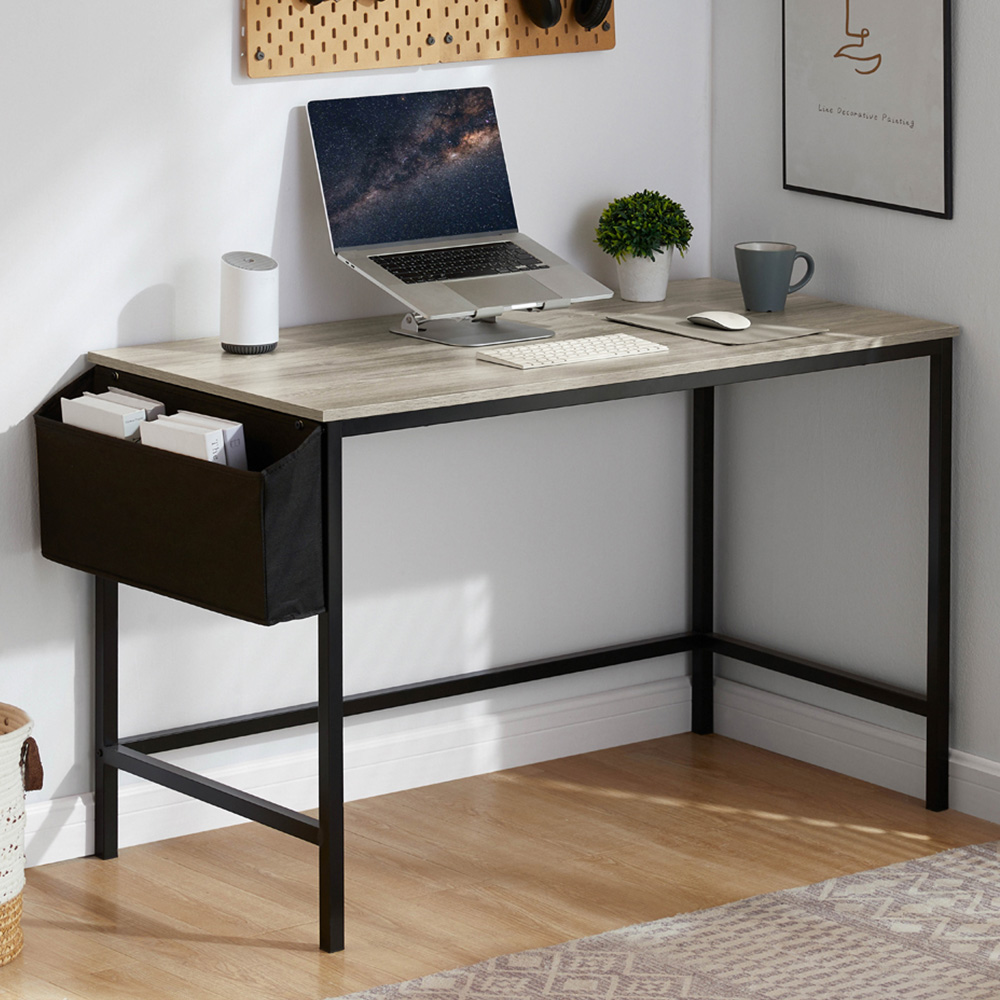 VIDA DESIGNS Brooklyn Grey Large Computer Desk
