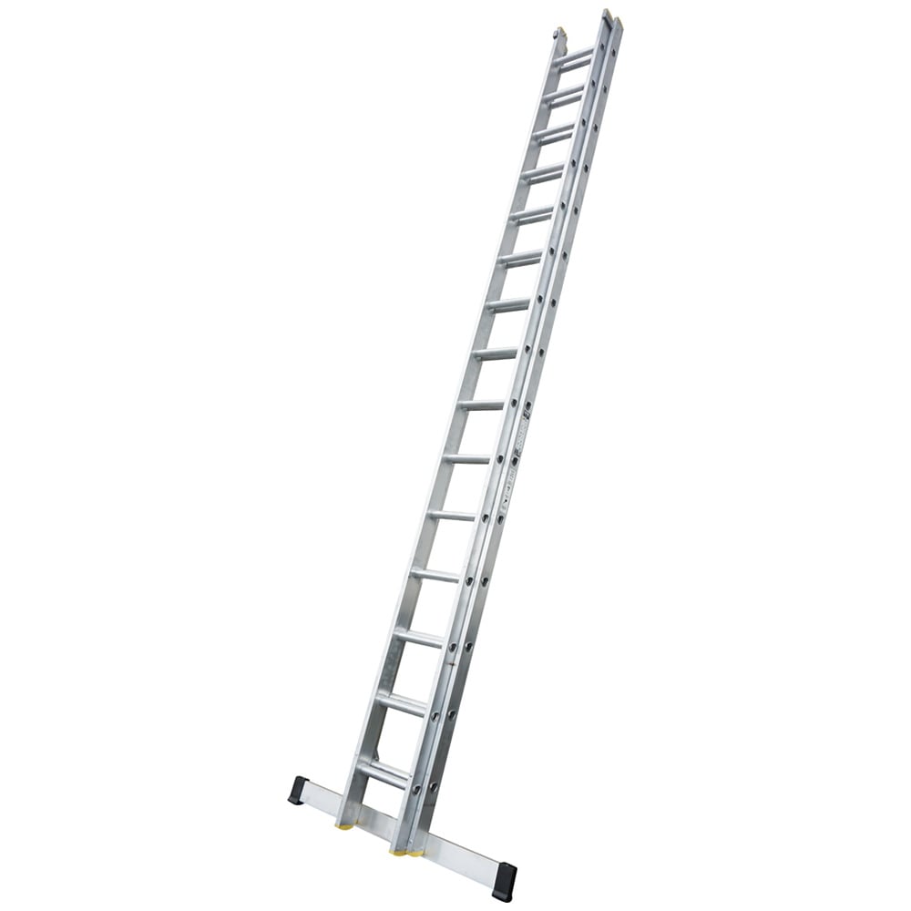 Lyte Ladders & Towers Silver En131-2 Professional Section 30 Rung Extension Ladder Size 2