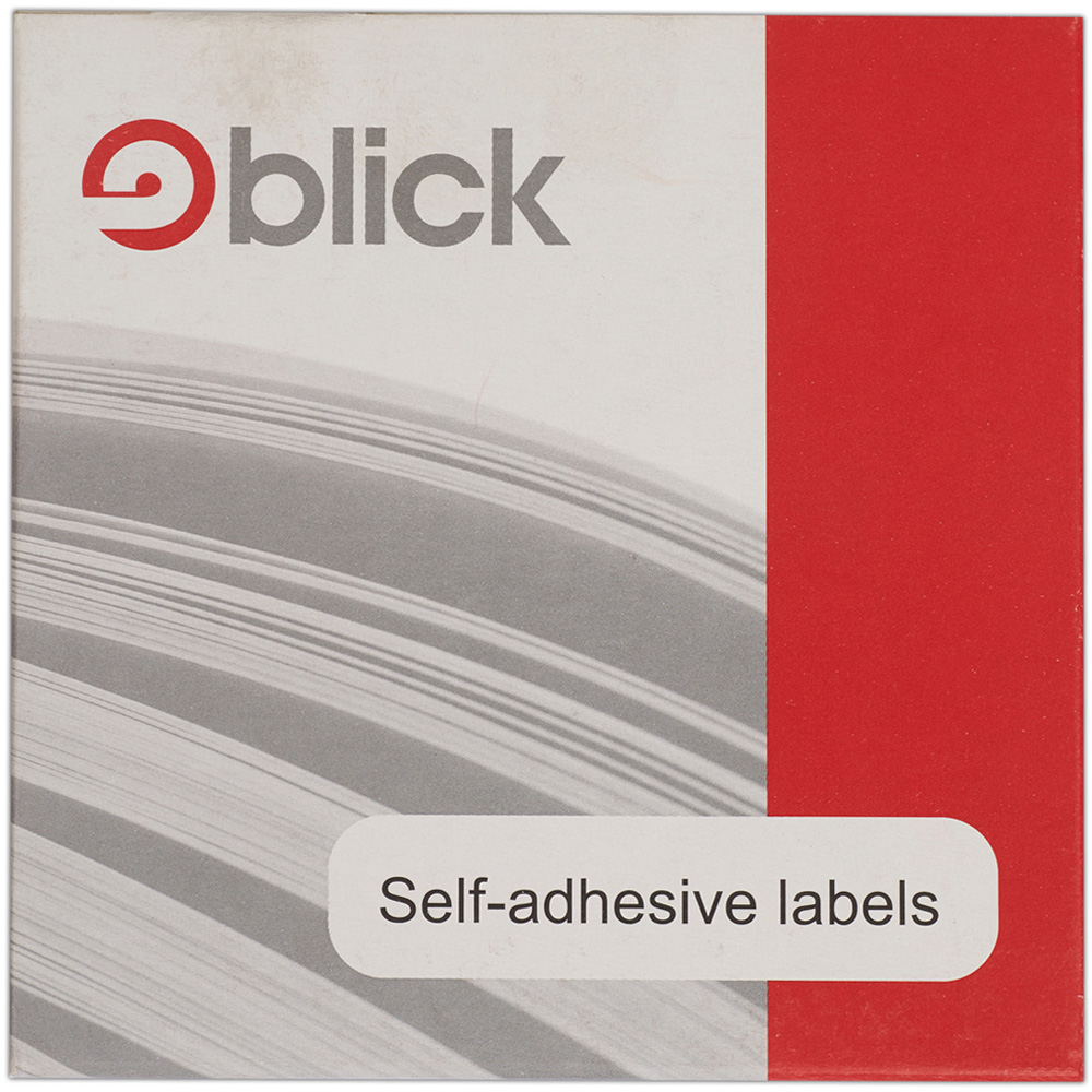 Blick Orange Rectangular Self Adhesive Label in Dispenser 16 x 22mm 1440 Pack