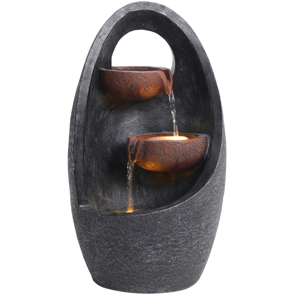 Living and Home Egg-Shaped Electric Water Feature