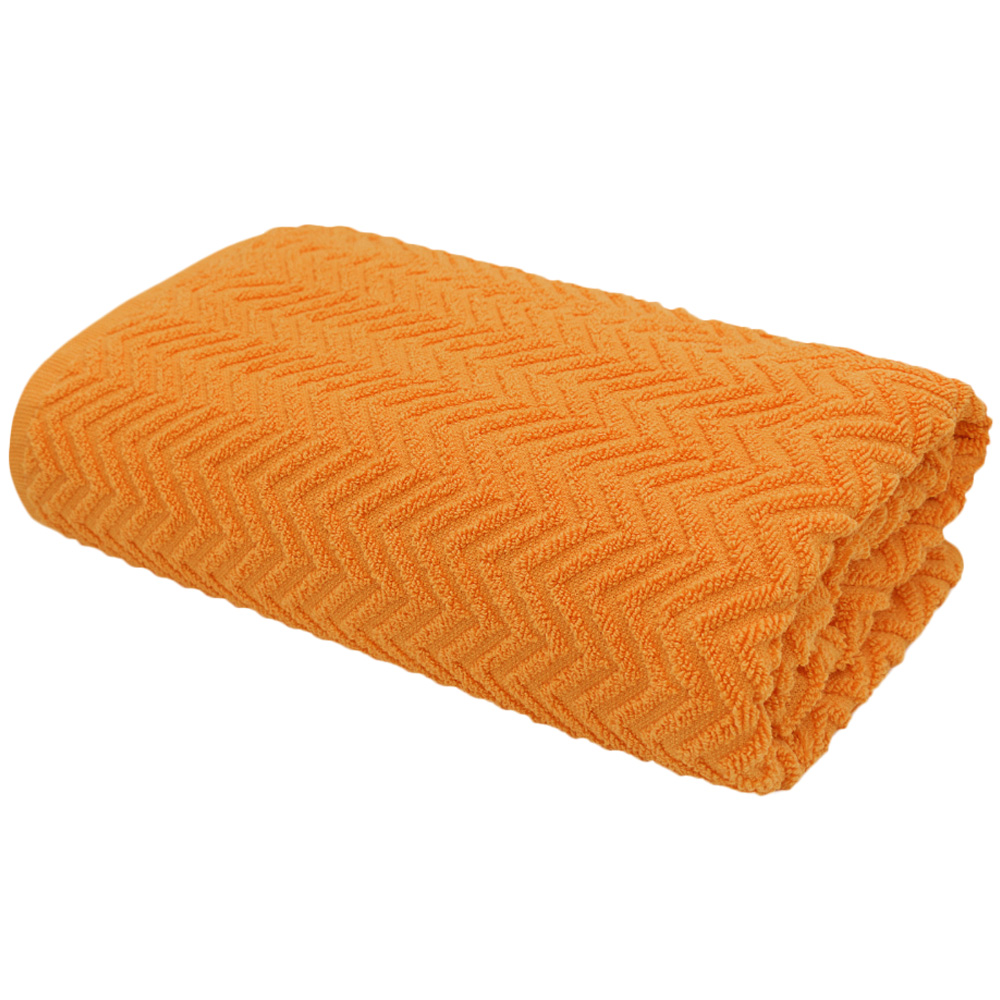 Velosso Moda Tangerine Bath Towel Set of 2