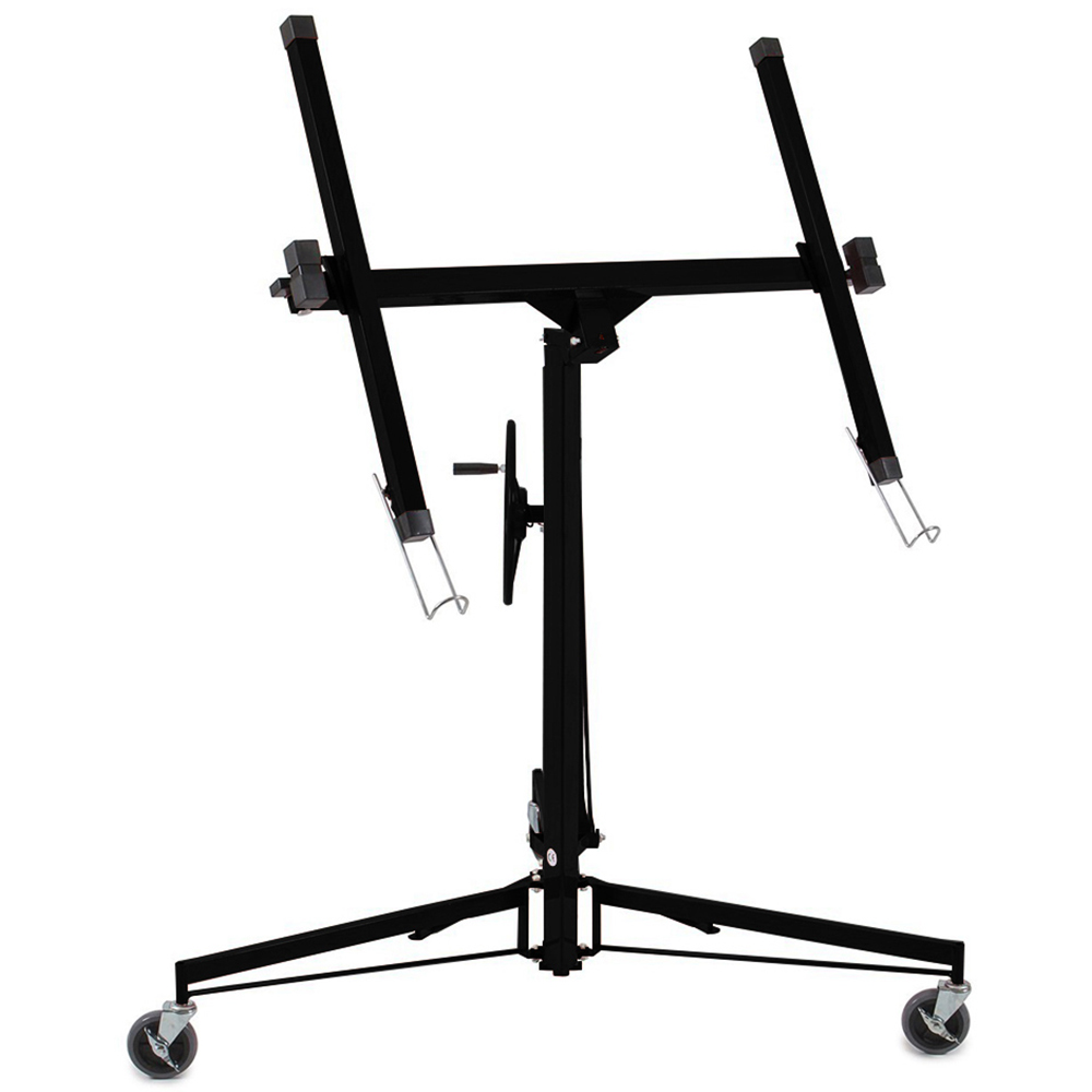 Living and Home Black Drywall Lifter Hoist 11ft