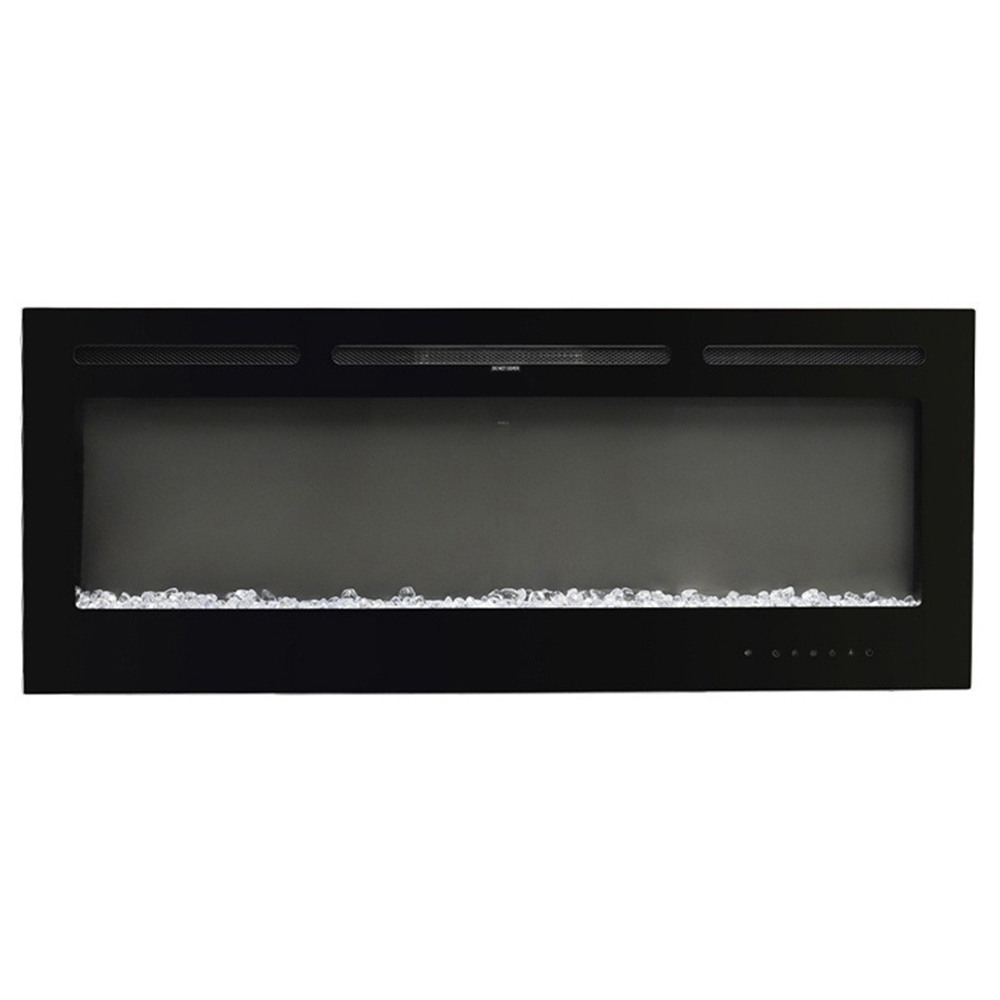 Living and Home 60 Inch Electric Fireplace Wall Inset Heater 9 Flame Colours with Remote Control